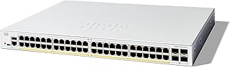 Catalyst 1300-48P-4X Managed Switch, 48 Port GE, PoE, 4x10GE SFP+, Limited Lifetime Protection (C1300-48P-4X)