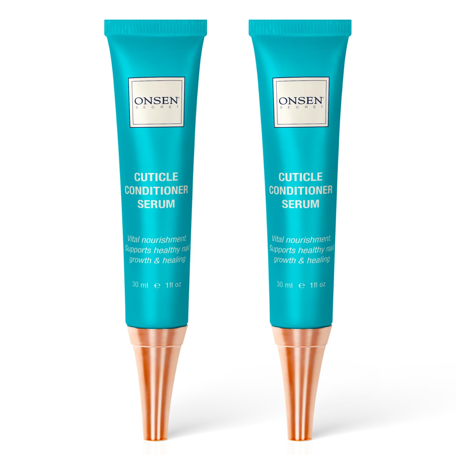 Onsen Crema para Cutículas, Aceite para Cutículas de Acción Profunda - Suero y Mantequilla de Cuidado de Uñas con Minerales Curativos Naturales Japoneses 2x30ml