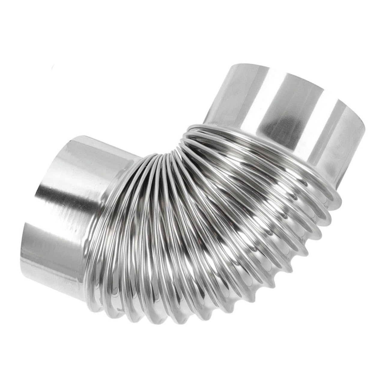 Tuyau coudé 90 degrés en acier inoxydable pour poêle d'échappement 15,2 cm