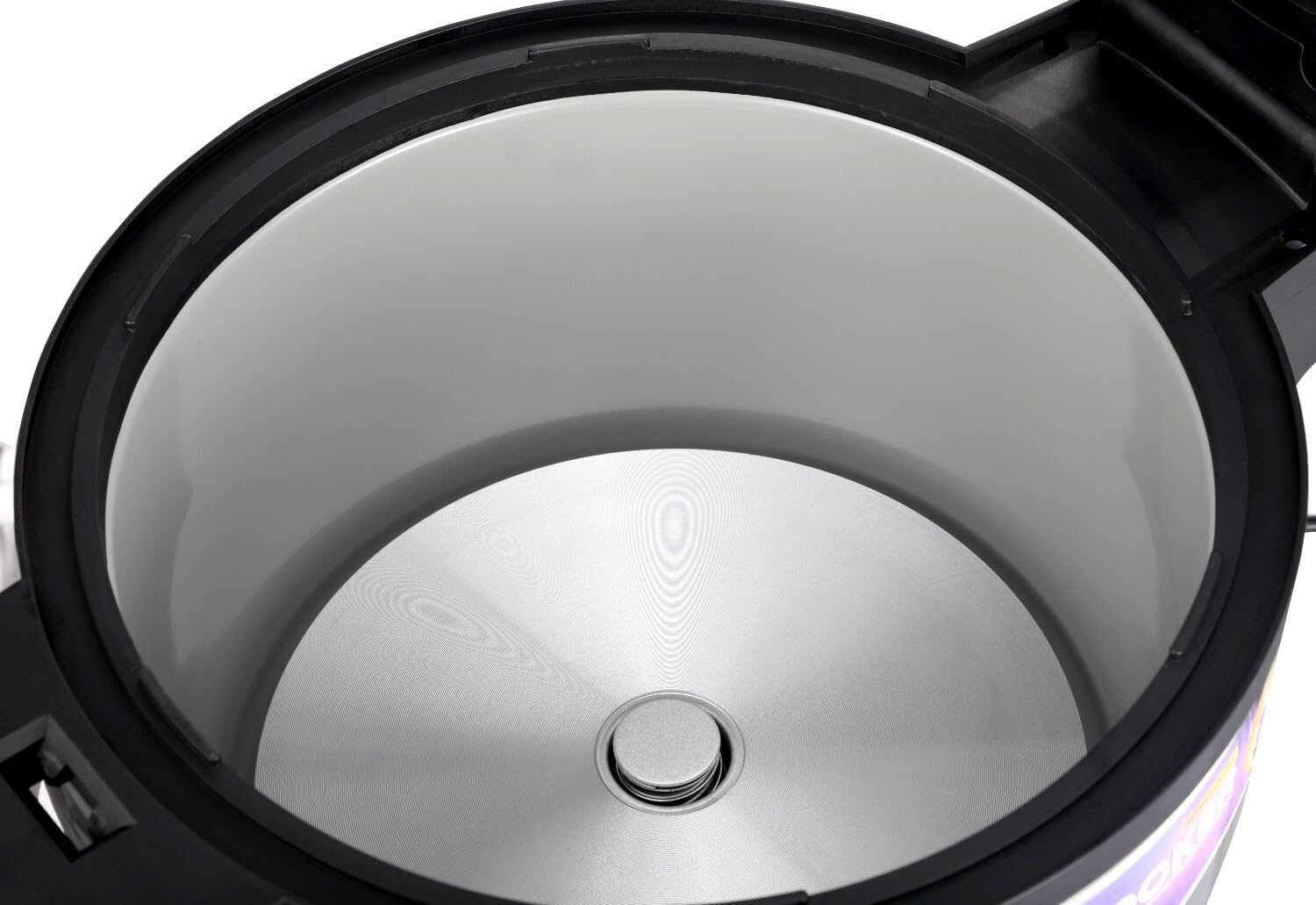 METRO Professional Cuociriso GRC1008, acciaio inox/plastica, 1250 W, 8 L, con manici resistenti al calore, argento