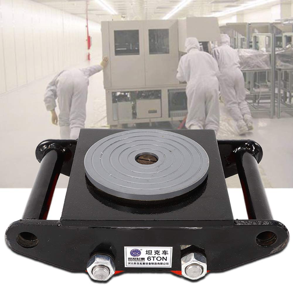 Carrello da skate per macchinari pesanti, rotazione a 360°, per lo spostamento di attrezzature pesanti, ideale per magazzini e officine