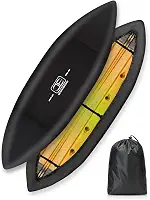 OCEANBROAD Capa de caiaque extra ampla, resistente à água, resistente a raios UV, canoa, canoa, pesca, proteção contra poeira para armazenamento ao ar livre, adequada para comprimento de 3,3 a 3,6 m