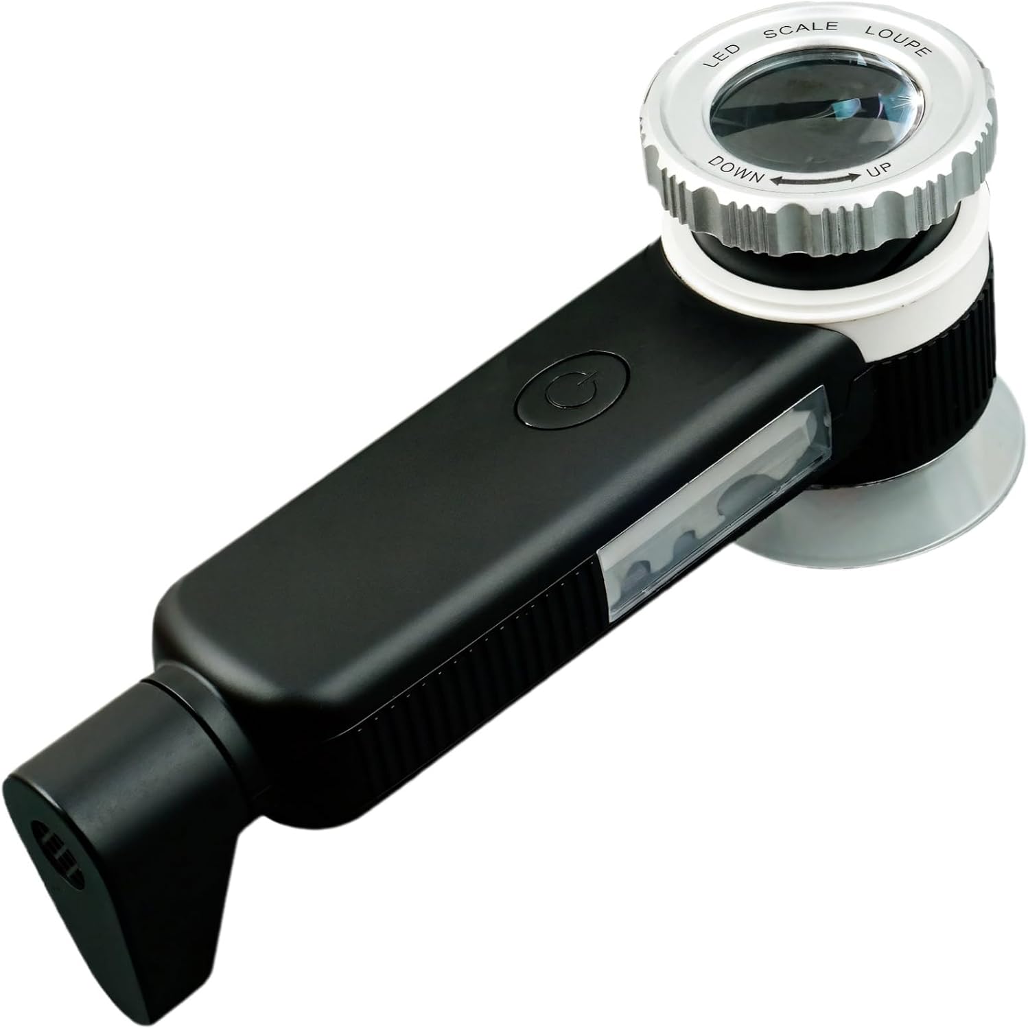 60X Led Magnifier Loupe With Dual Light, Usb Rechargeable Handheld Tool For Jewelry, Stamps & Jade Analysis