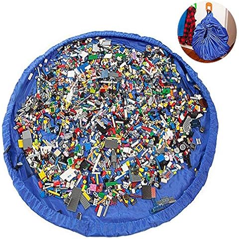 Phego Kinder Aufräumsack Spieldecke Spielzeug Speicher Tasche Aufbewahrung Beutel Spielzeugaufbewahrung XL Cover