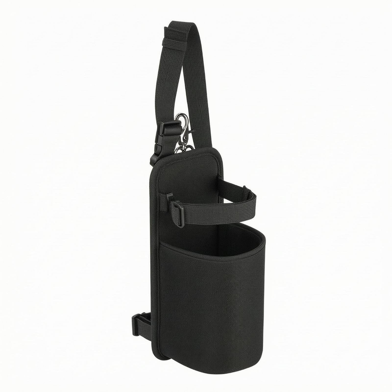 Horse Saddle Cup Holder 900D Nylon Horse Saddle Drink Holder Cylindrical Equestrian Gear for Horseback Riding-image-4
