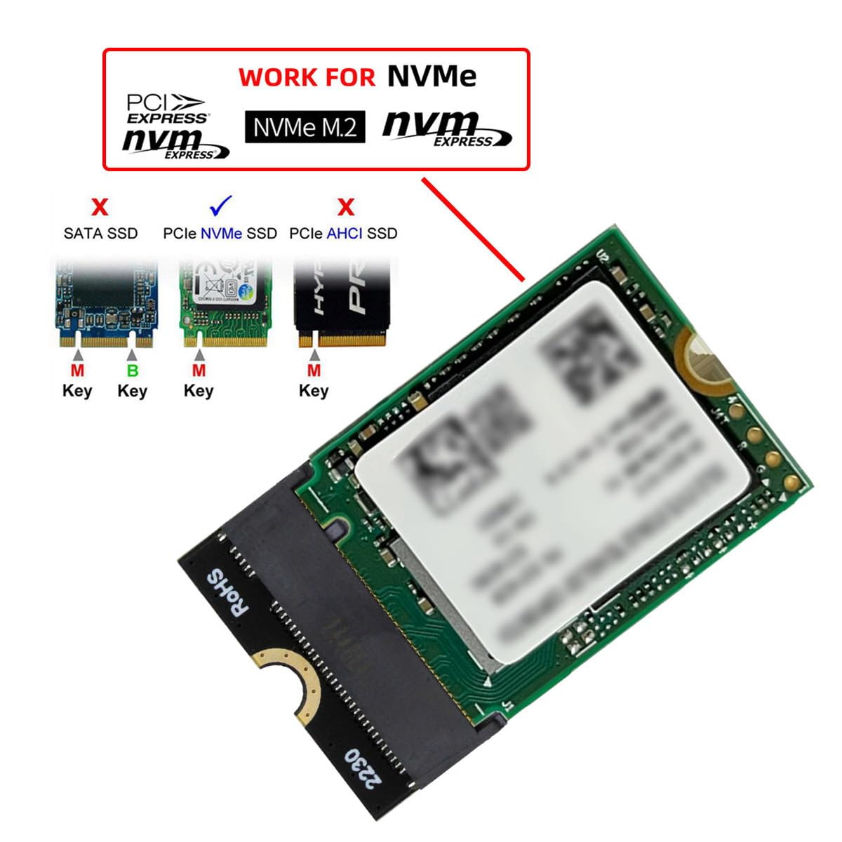Amazon.co.jp: CY カード 2230 NGFF A+E キー オス - NVME M キー メス