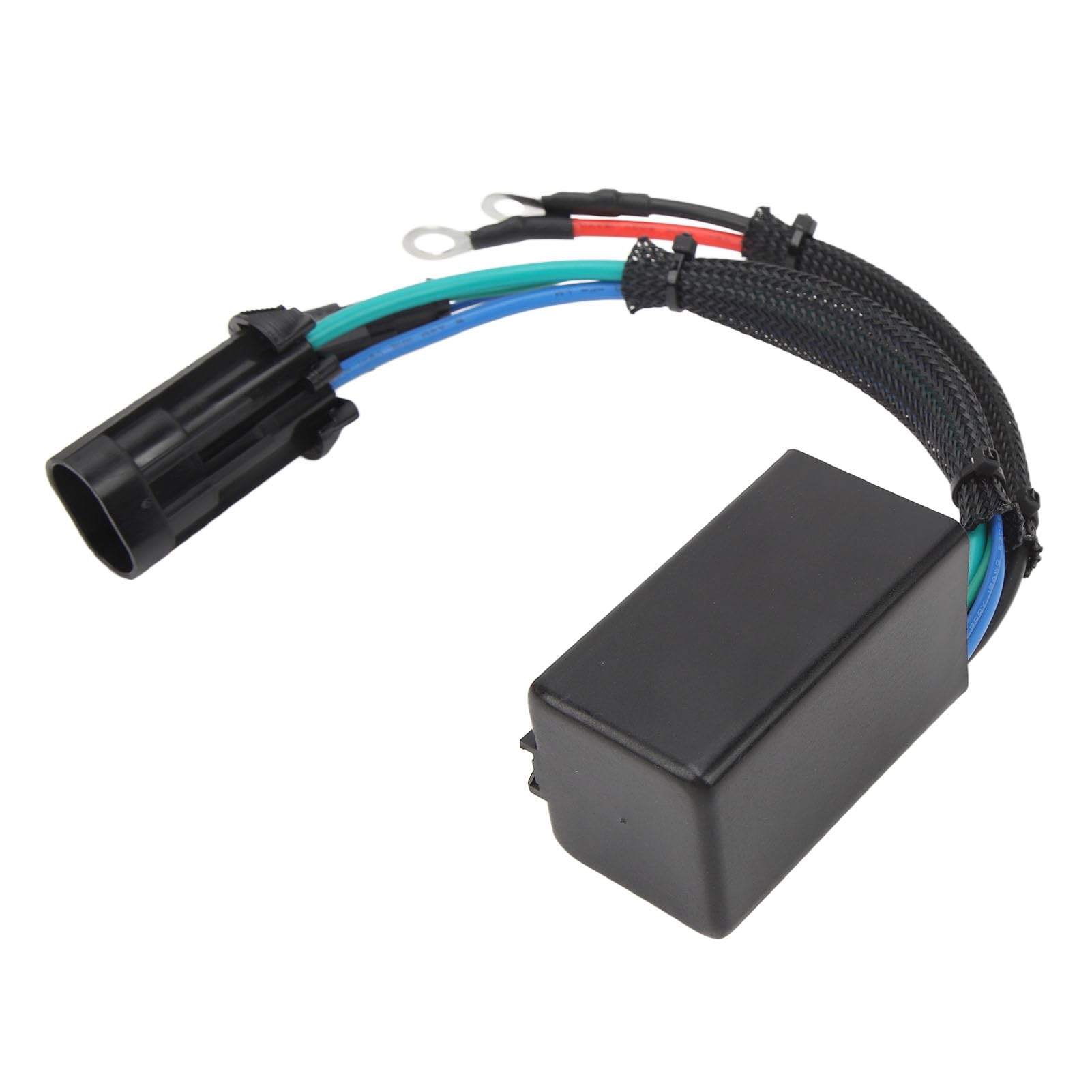 Keenso Przekaźnik Trim Tilt 12V, Zestaw Przekaźników ABS z 6 Zaciskami,