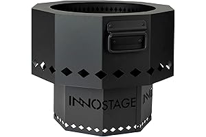 INNO STAGE Smokeless Pellet Heater Outdoor, Portable Camping Cooking Fire Pit