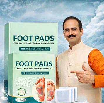 Detox Foot Pads ,100% Herbal And Gentle Ingredient Detox Foot Pads ,Detox Foot Patches ,KIRJA Ginger Foot Patch Weight Loss Fat Burn Foot Care Plant Essence Daily Use Plaster & Patch ,Natural Ingredients for Sleep Aid, Pain Relief