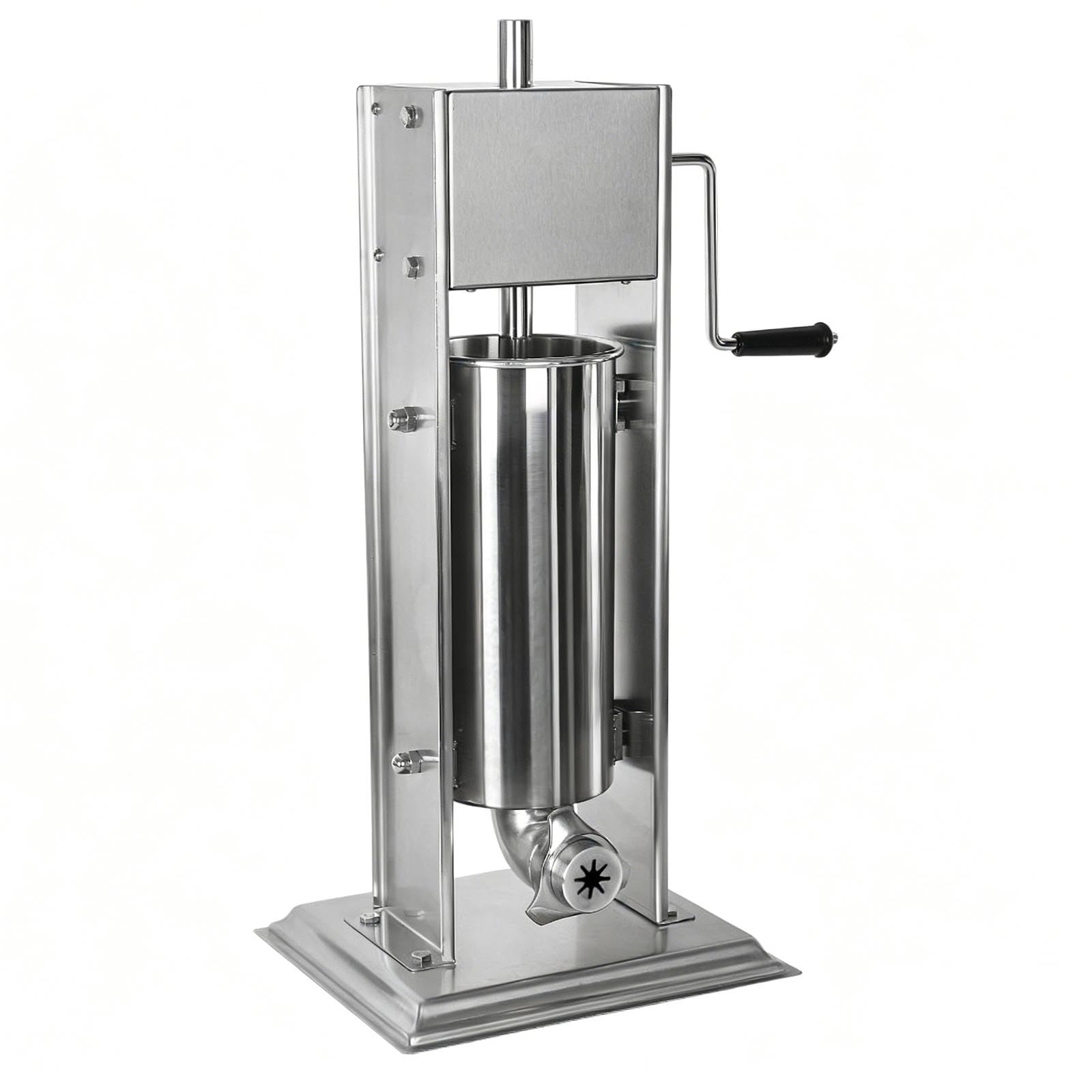 Fcttcd Manual Churro Maker Machine, 5l/7l Commercial Stainless Steel Churrera Maker Kit With 4 Nozzles, For Bakery, Cafeteria, Food Factory & Home Use 7L