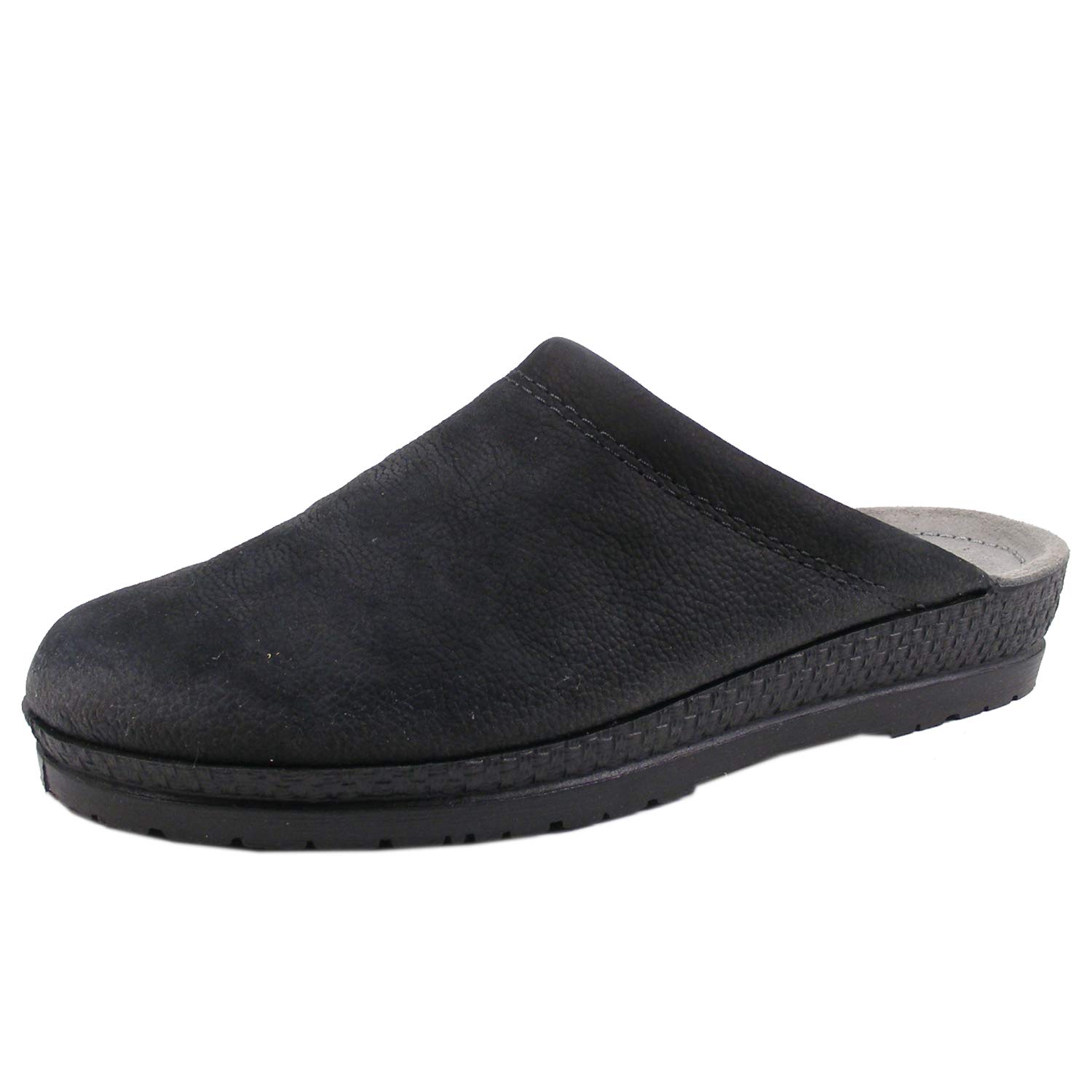 Rohde 2762 Neustadt-H Men's Slippers Width G 1/2, Black, 10.5 UK