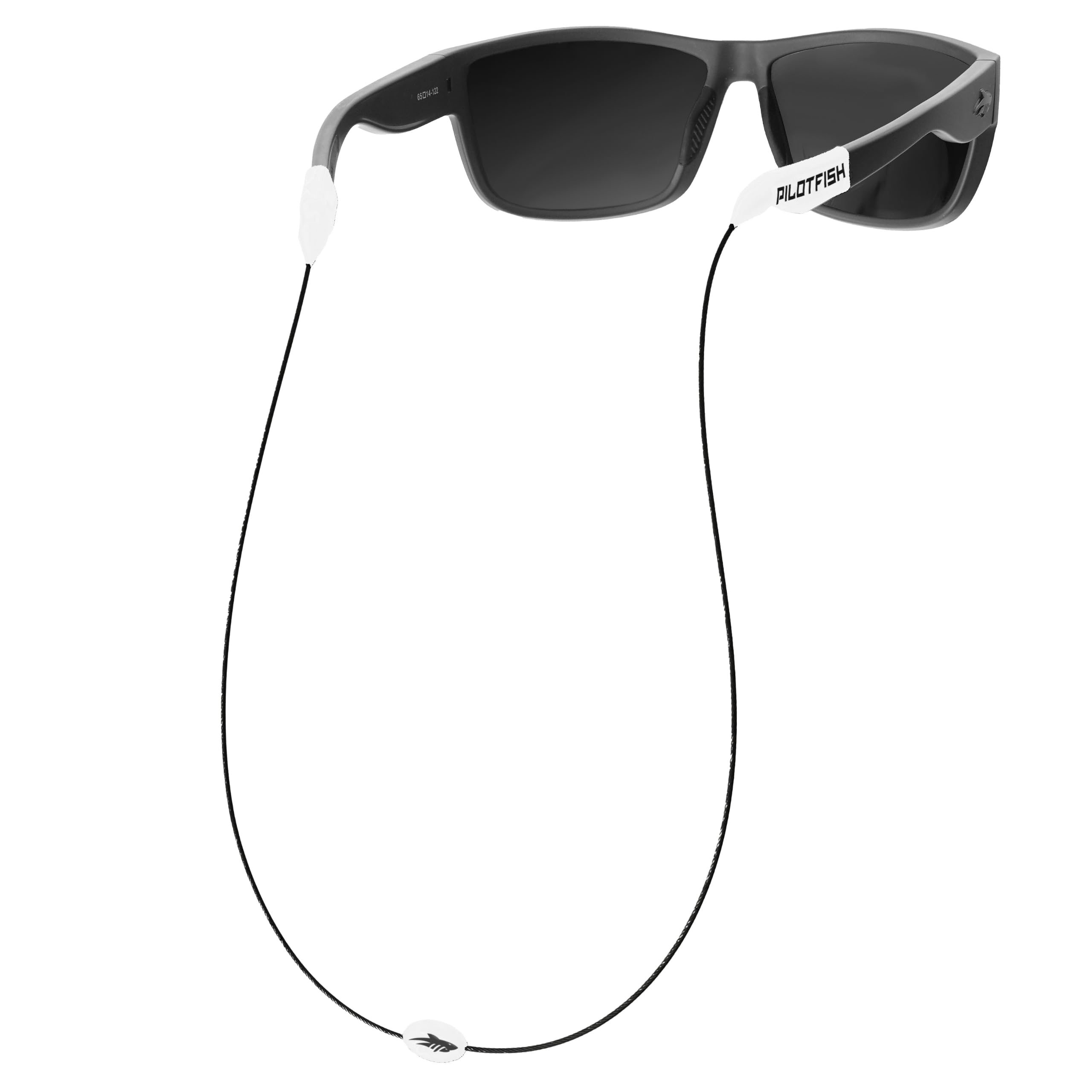 Pilotfish Wire Sunglasses Strap, No-Tail Eyewear Retainer for Glasses, Secure Eyeglass Holder for Sports and Outdoors
