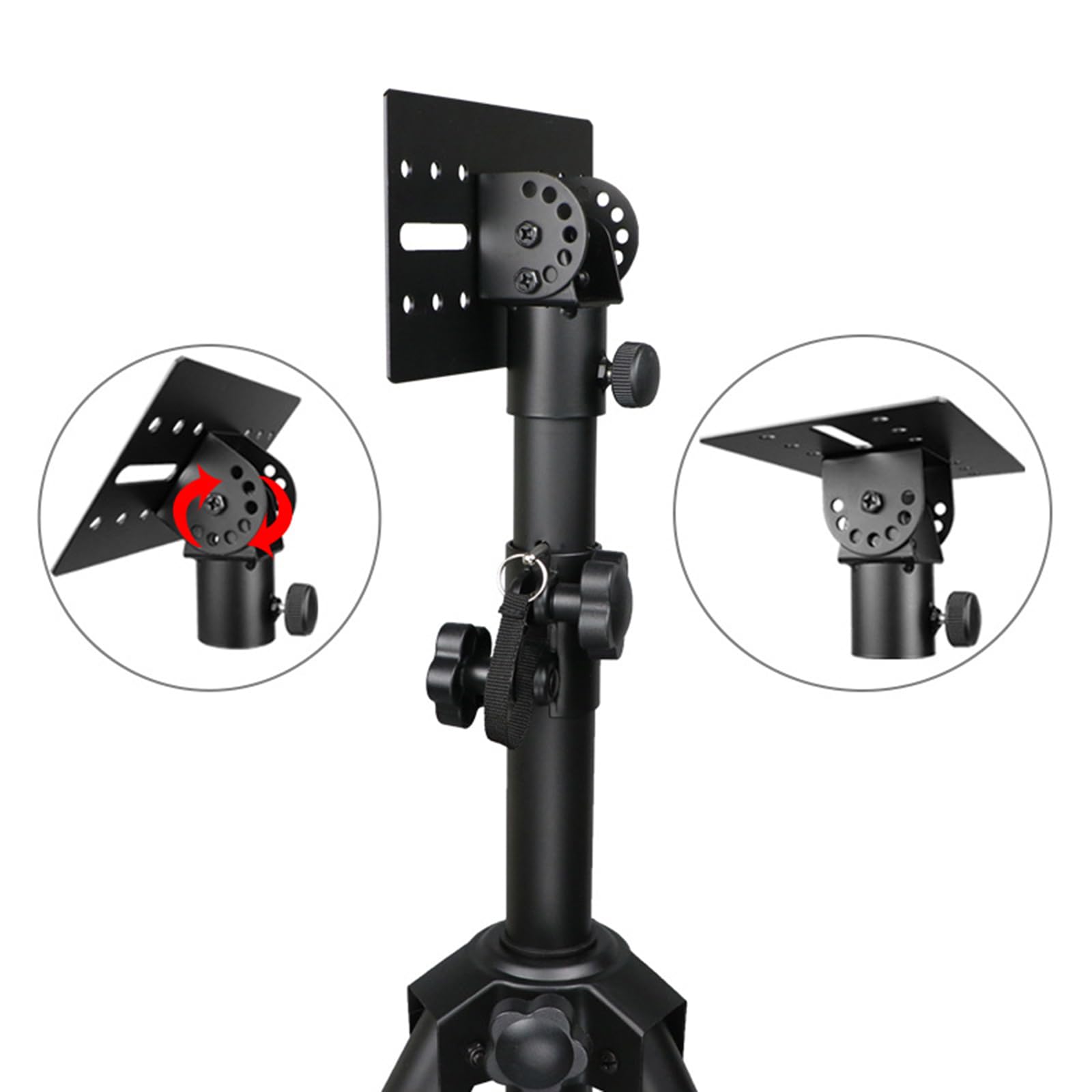 Nawwgy Tray Bracket Studio Monitor Stand Bookshelf Stand Projector Stand Desk Holder for Mount Speaker Stand Tray