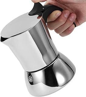 Machine à Expresso en Acier Inoxydable 304, Bouilloire D'extraction de Pot Moka Adaptée au Café de Bureau à Domicile