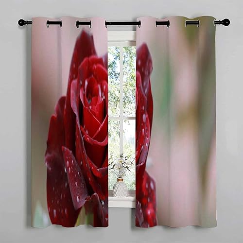 Miniatura 3 de Cortinas para Cocina Cortinas para Cocina Cortinas a prueba de sonido de paisaje escénico para puerta, cortinas de tapiz de 85 pulgadas de ancho por