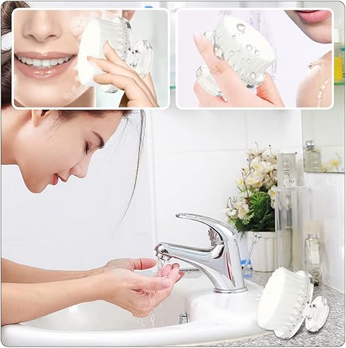 Miniatura 8 de COHEALI Cepillo de limpieza facial de alta limpieza limpiador de poros Cepillo exfoliante limpiador facial para piel