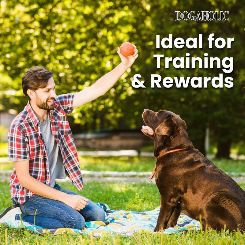 Image of Dogaholic Dog Treat Combo of Chicken Bacon BBQ Flavor Bone Shape and Stick Training Snacks, 130 g Each, Rich in Protein & Vitamins