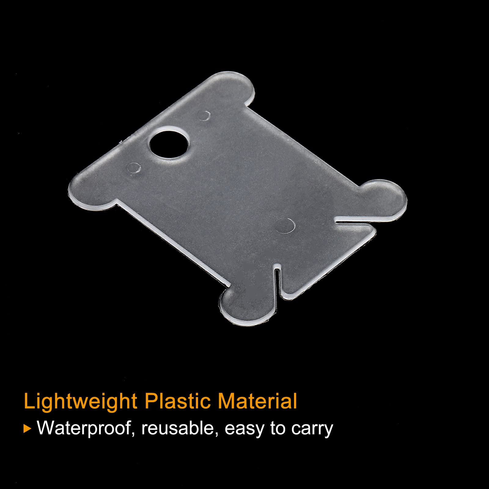 100 Bobines Plastique Pour Fil à Coudre - Supports Carton Pour Broderie, Transparent