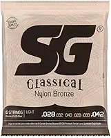 ENC. NYLON BRONZE 65 35/PRATA TENSAO LEVE P/VIOLAO