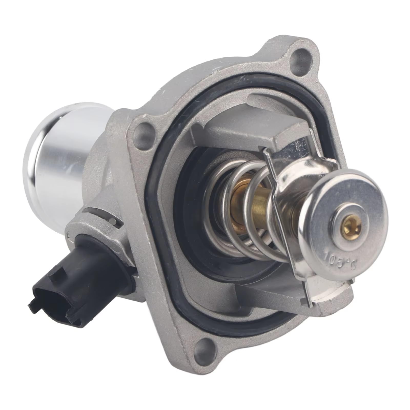 Motorkühlmittelthermostat Mit Gehäuse 96984104, Kompatibel Mit Chevrolet Für Aveo 2009–2014 Für Cruze 2011–2015 Für Sonic 2012–2017 Thermostat Kühlmittel