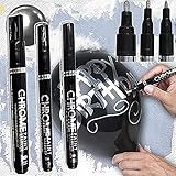 【Long-Lasting Ink】It Is Based On Permanent And Is Resistant To Uv Rays, Scratches And Abrasion. This Highly Colored Alcohol-Based Marker Can Produce High Gloss, True Mirror Effect On Almost All Smooth Surfaces (Such As Plastic And Glass).