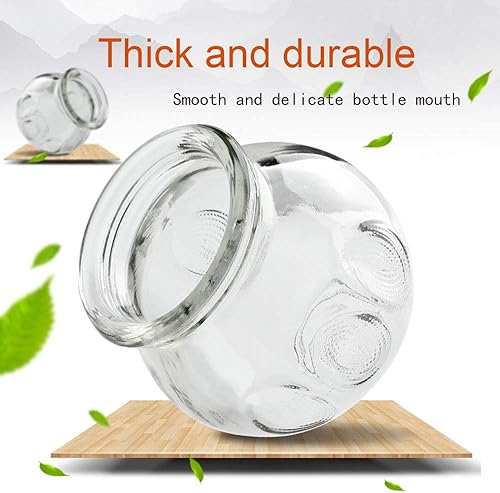 Miniatura 2 de Juegos de terapia de ventosas juego de terapia de ventosas de vidrio de acupunto chino grueso de 14 tazas para profesionales para masajear la