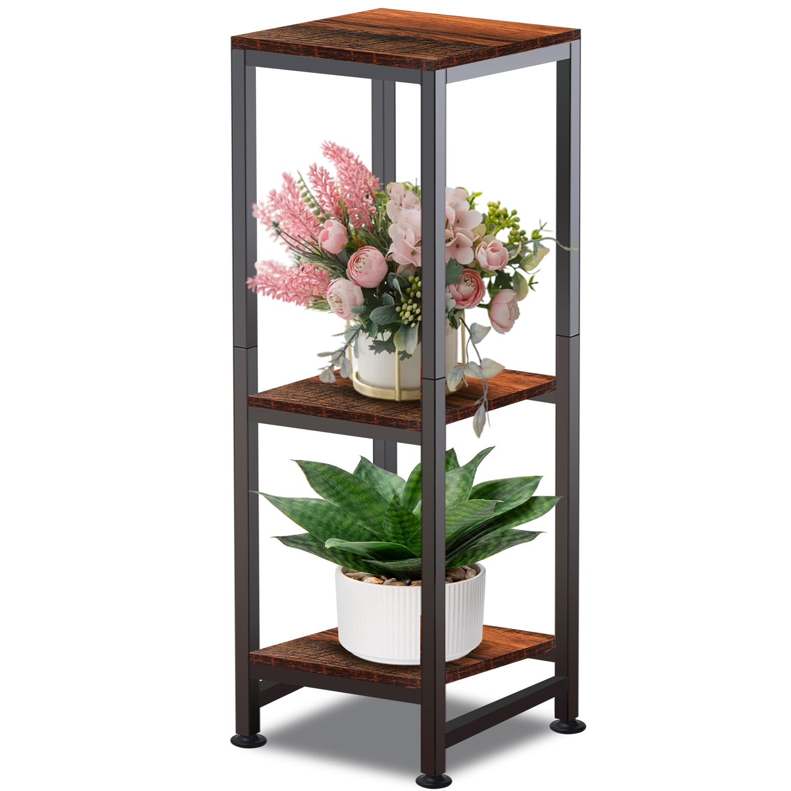 LUBORN 3 Tier Plant Stands for Indoor Plants, 33.5 Inch Tall