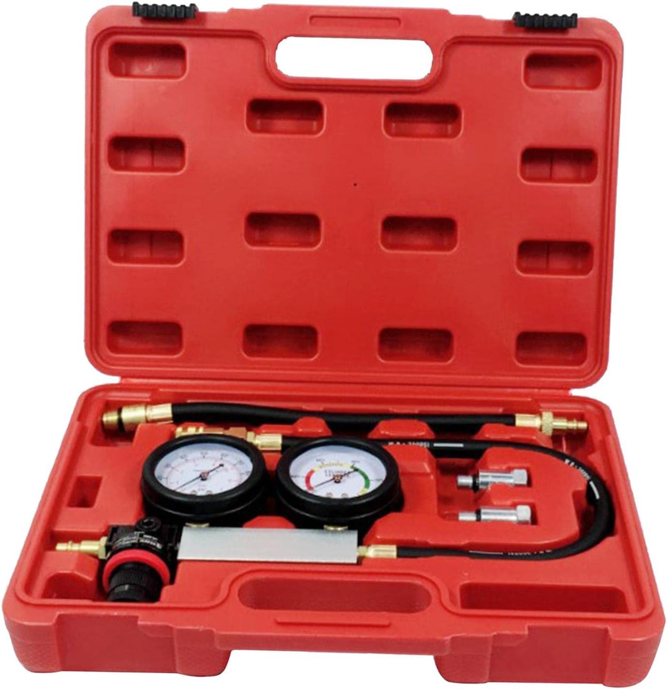 Petrol Engine Cylinder Leak Down Tester Gauges Compression Leakage