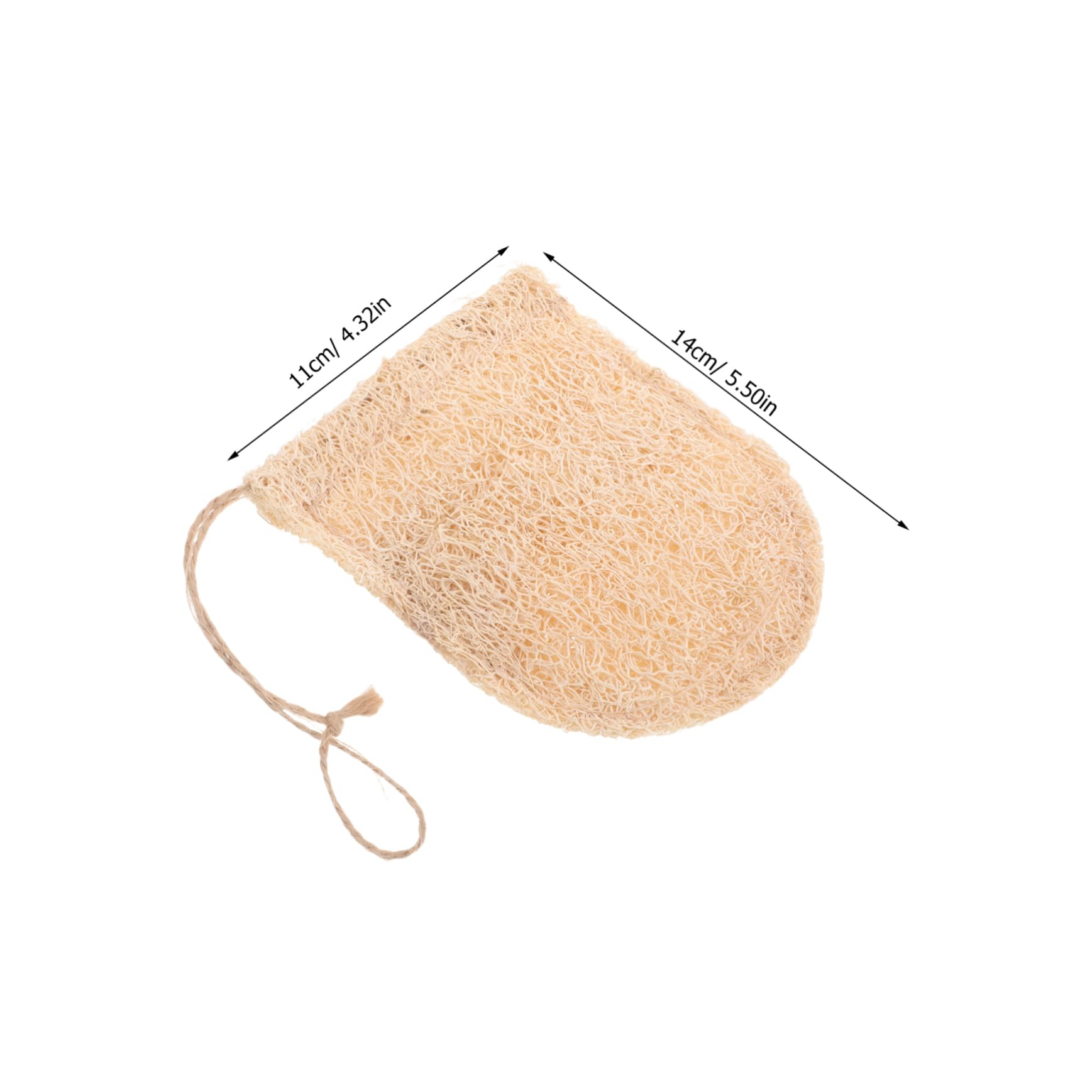 FOMIYES Loofah Scrubber Towel Quick Drying Exfoliating Sponge for Deep Cleansing Stimulates Circulation Made of Firm Loofah Material for Shower Use Enhances Skin