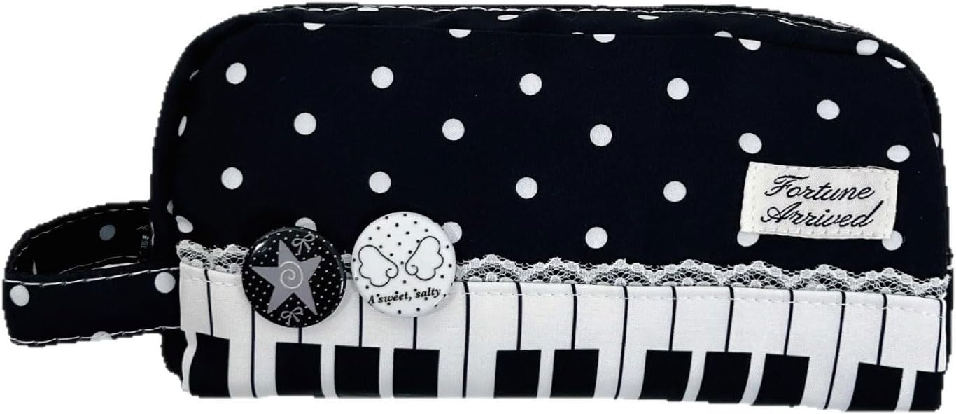Stationery Pouch for Study Desk Organization, Black image 4