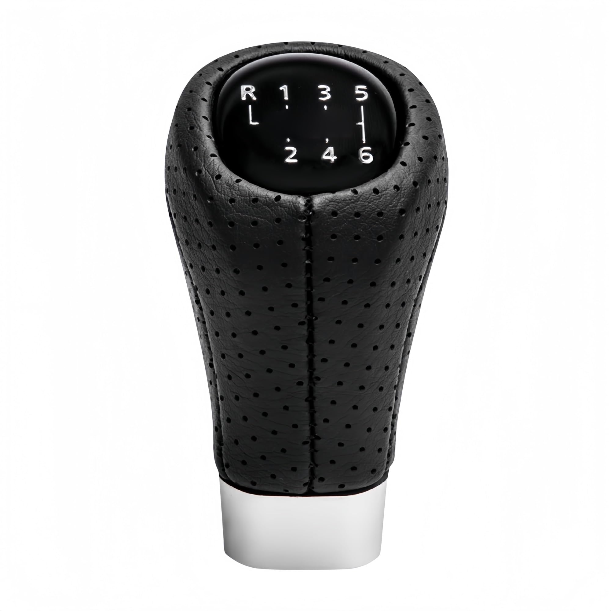 Grozzy Universal Shifter Handle 5/6 for Speed Manual Shift Handball Aluminum Alloy Car Transmission for BMW E87 E81