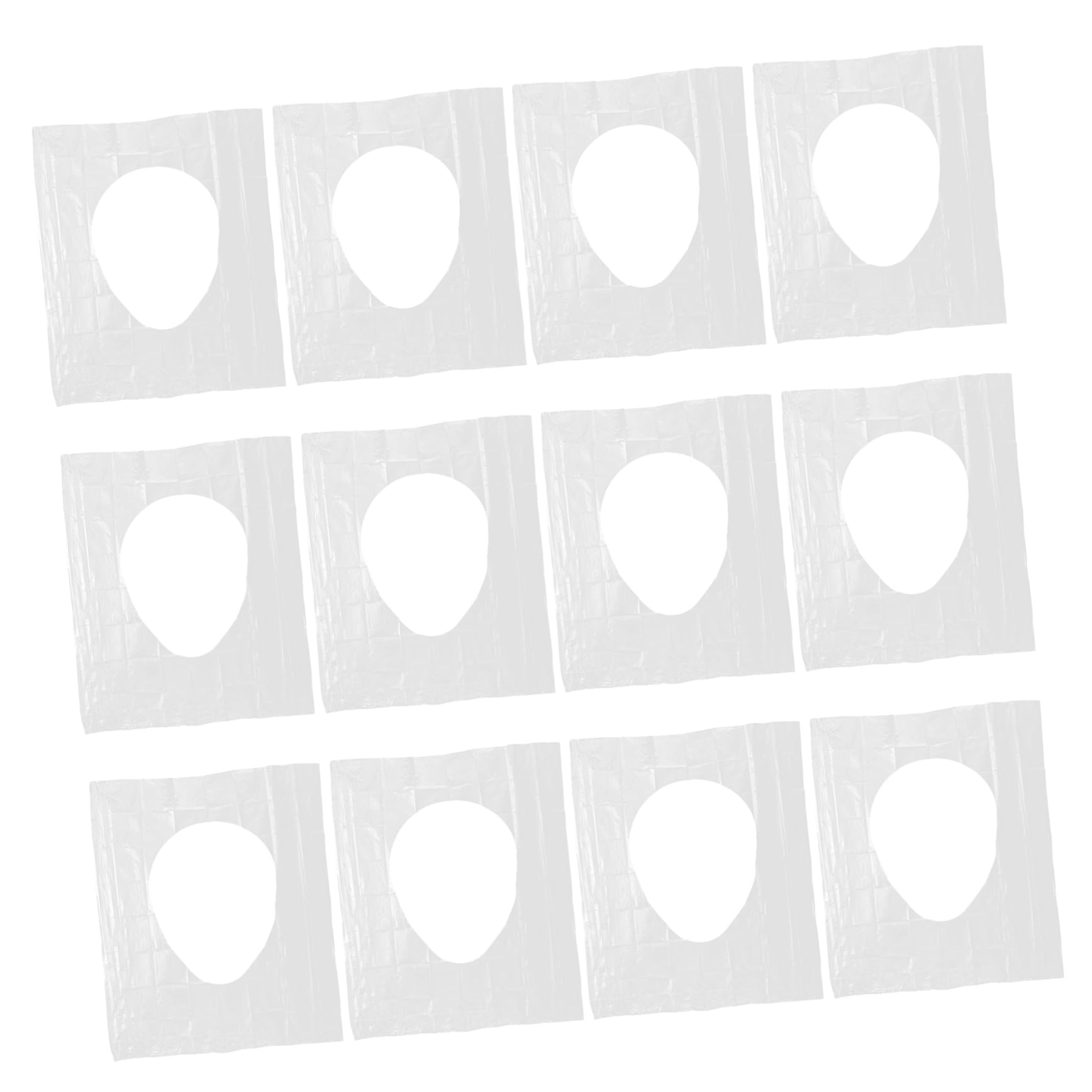 IWOWHERO 50pcs Disposable Toilet Seat Pad Cushioned Cover for Travel Hotel Public Restroom