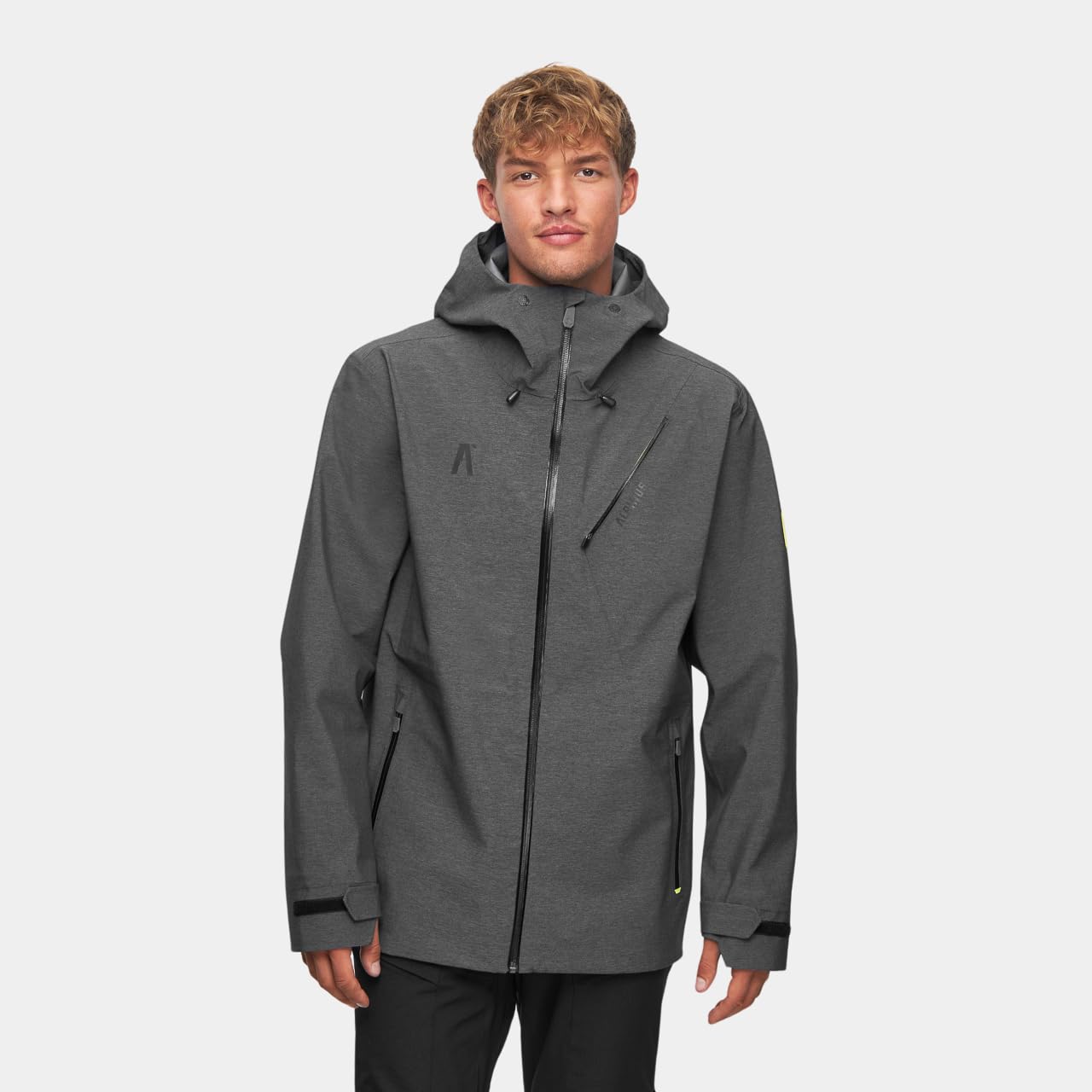 Alpinus Kurtka męska hardshell 3-warstwowa Stromlo czarna Pro MK18821