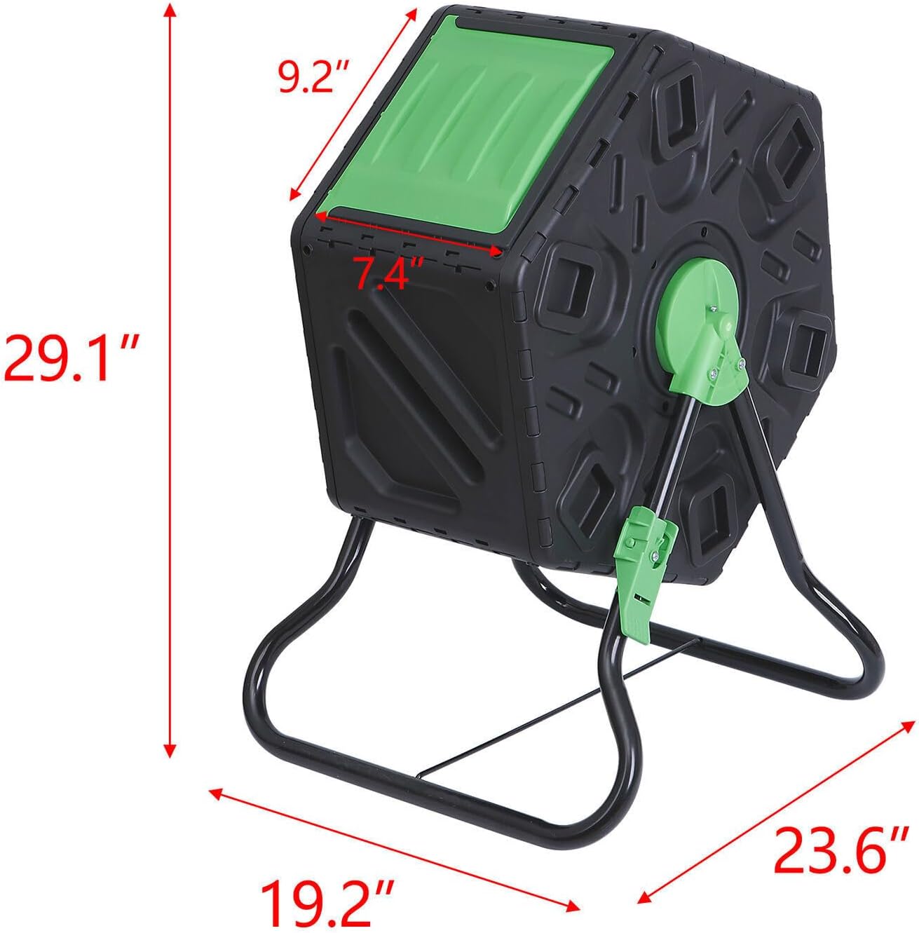 18.5 Gal Durable Compost Bin Garden Composting Sturdy Compost Bins Tumbler for Garden Yard