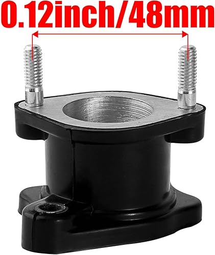 Miniatura 3 de SOAJEE Colector de admisión de 1.063 in para CG 125cc 150cc 200cc 250cc Motor vertical ATV Go Kart Quad Trail Pit Dirt Bike Dune Buggy Off Road 4