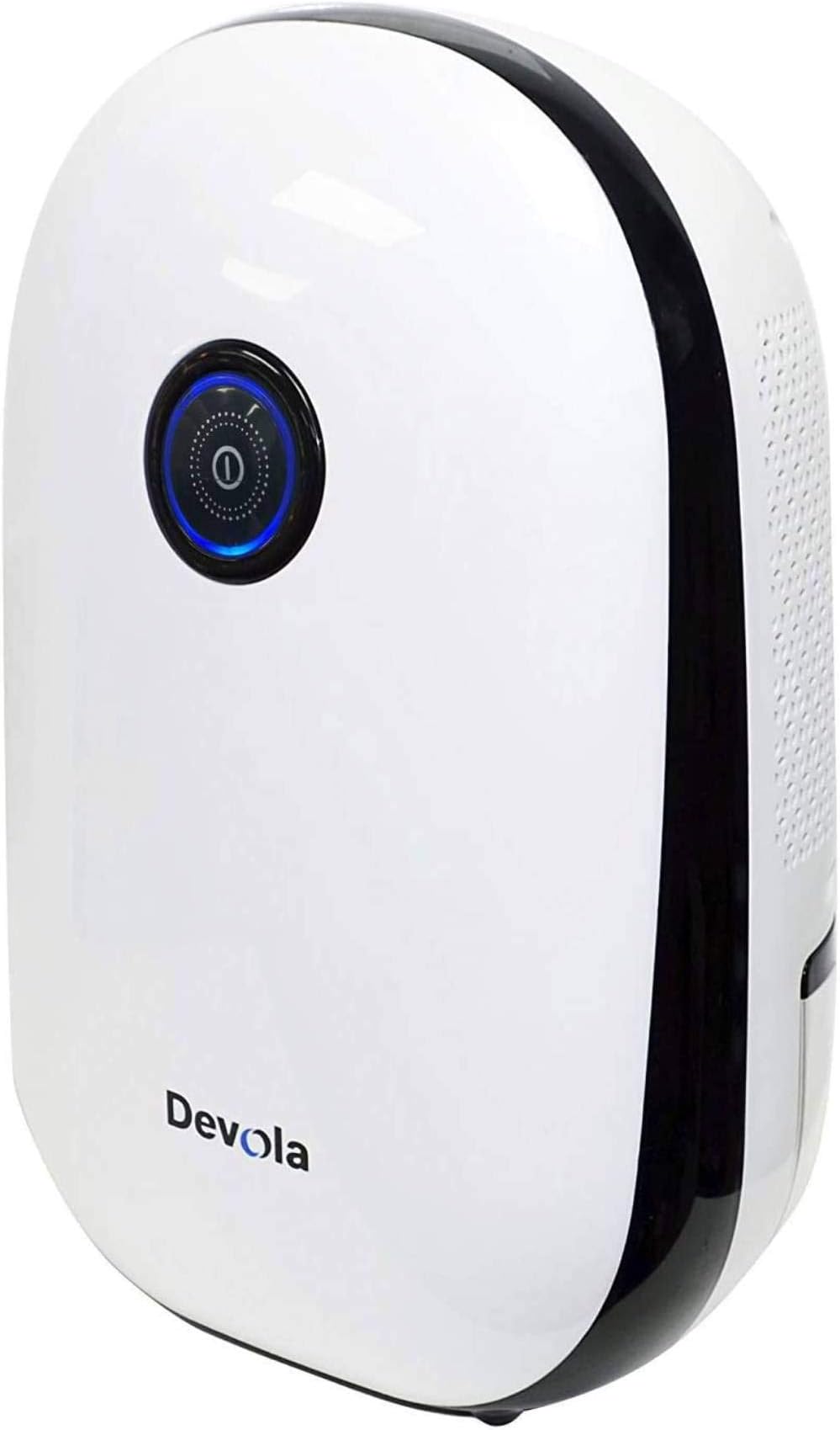 Devola 1100ml Peltier Dehumidifier, Compact and Portable for The Removal of Moisture Damp and Mould in The Home, Bathroom, Bedroom, Office, Garage and Caravan.