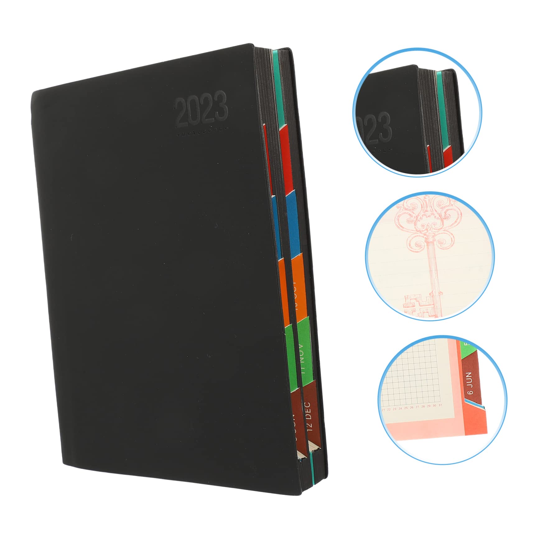 Tofficu 4 blocchi for appunti for notebook Gestione del tempo Agenda for appunti Agenda mensile Agenda giornaliera Agenda accademica Agenda annuale Agenda Blocco note Agenda Libro Carta Programma azie