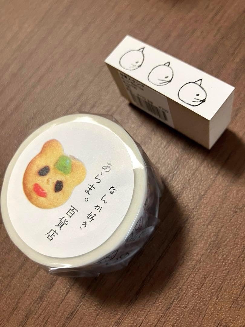 Nico-Recipe ニコレシピ マスキングテープ 1個　スタンプ2個 Nico-Recipe ニコレシピ マスキングテープ 1個 スタンプ2個 Nico