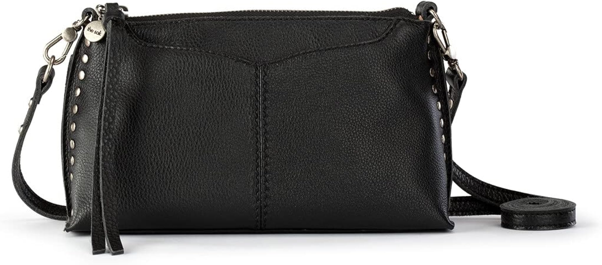 The Sak womens 3-in-1 Silverlake Leather 3 in 1 Crossbody, Black