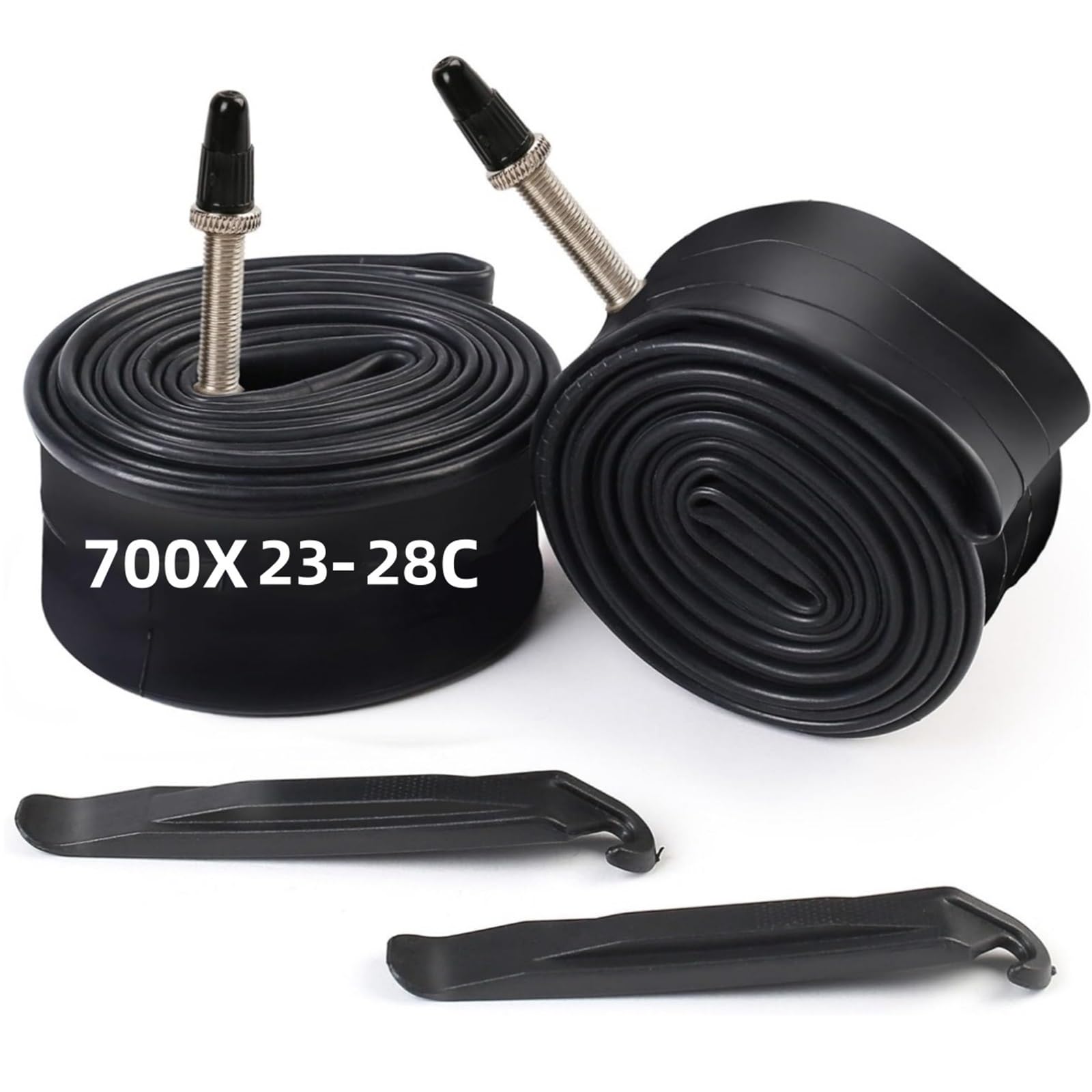 Générique 2 Pièces 700c Chambres À Air De Vélo 700x23-28c 700x32-40c 28 Pouces Chambres À Air De Vélo for Gravier De Route