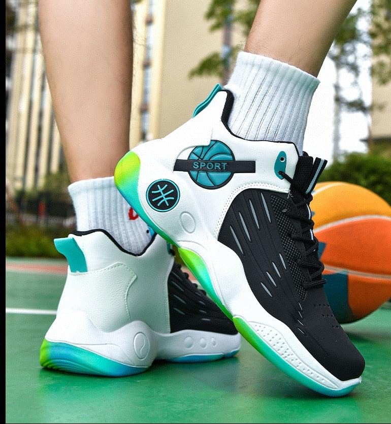 Zapatillas de Baloncesto Altas Hombre Joven Protección Tobillo | Zapatillas de Baloncesto Altas Hombre Joven Soporte TPU Amortiguación Sport
