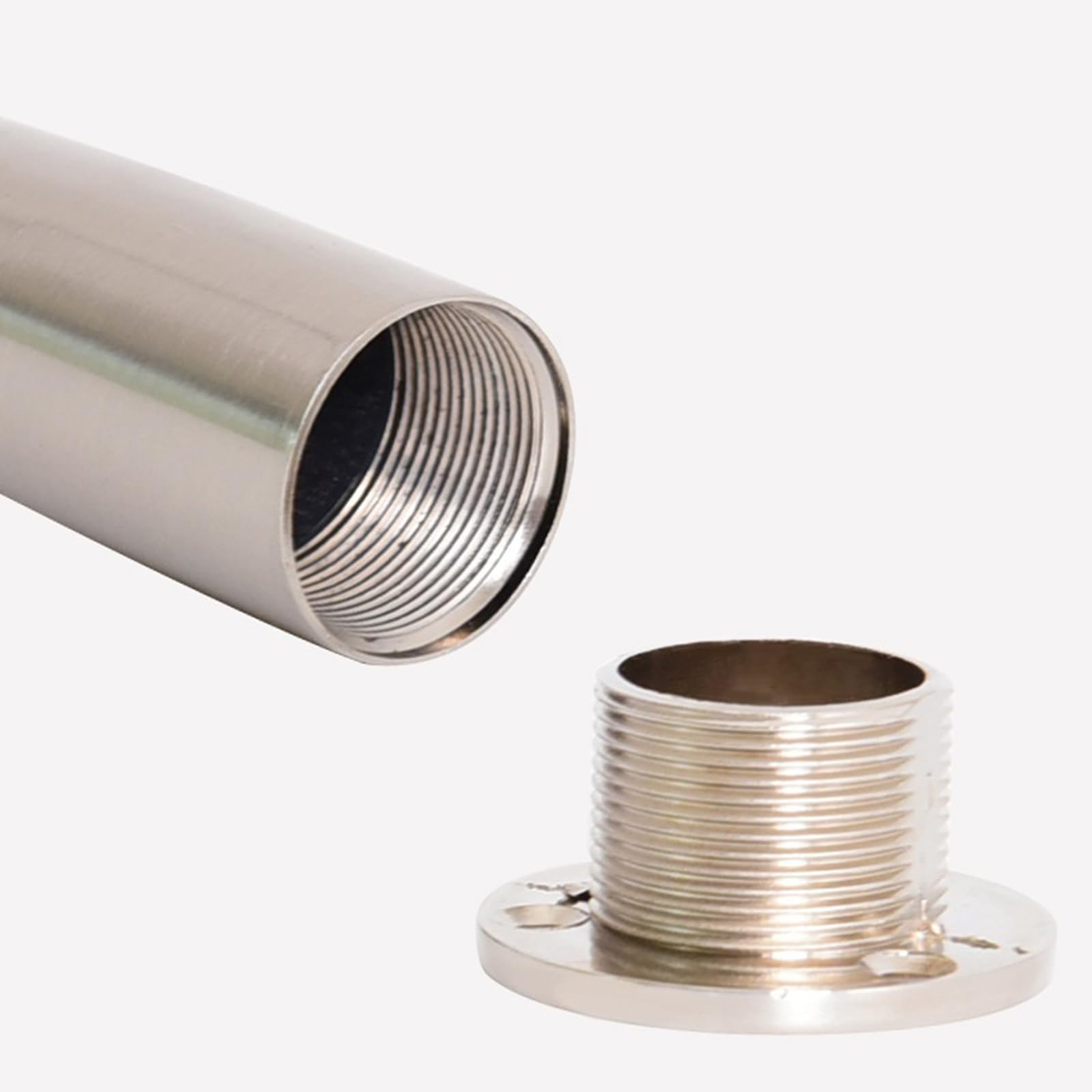 Generico Piedini per Divano da 15 cm Spazzolati 4 Pezzi Superficie Conica in Lega di Zinco Galvanizzata Altezza Piedini per Tavolo: 8-15 cm Gambe per Divano da 15 cm/6"