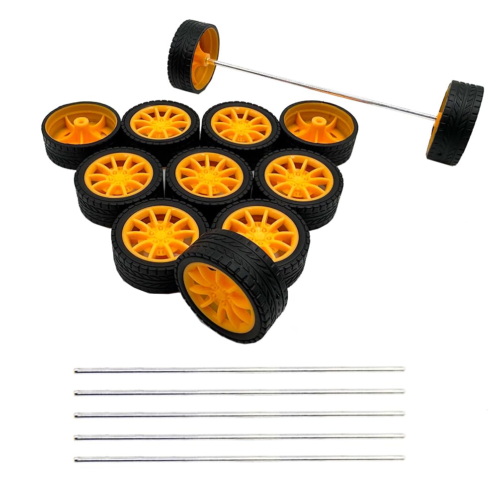 Pneumatici Auto RC, 4 Pezzi Pneumatici in Gomma da 6 Fori con Mozzi per Pneumatici Auto RC, 4 Pezzi Pneumatici in Gomma da 6 Fori con Mozzi per