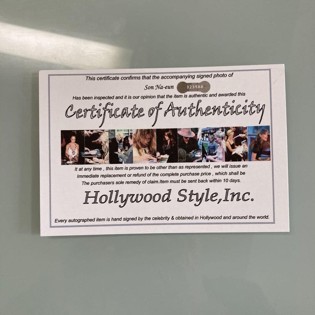 Amazon.co.jp: Apink…ソン ナウン直筆サイン入り超 特大写真… Son Na
