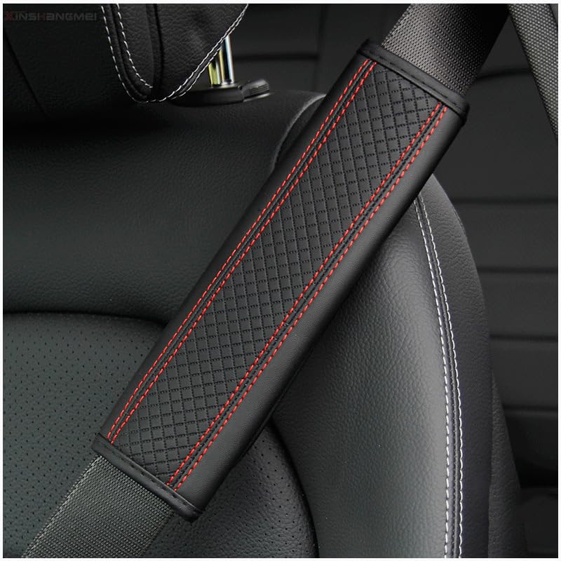 Eing 2 Copricinture Auto In Peluche | Morbidi Con Strass E Corona | Nero | Accessori Interni Auto Fashion - 6