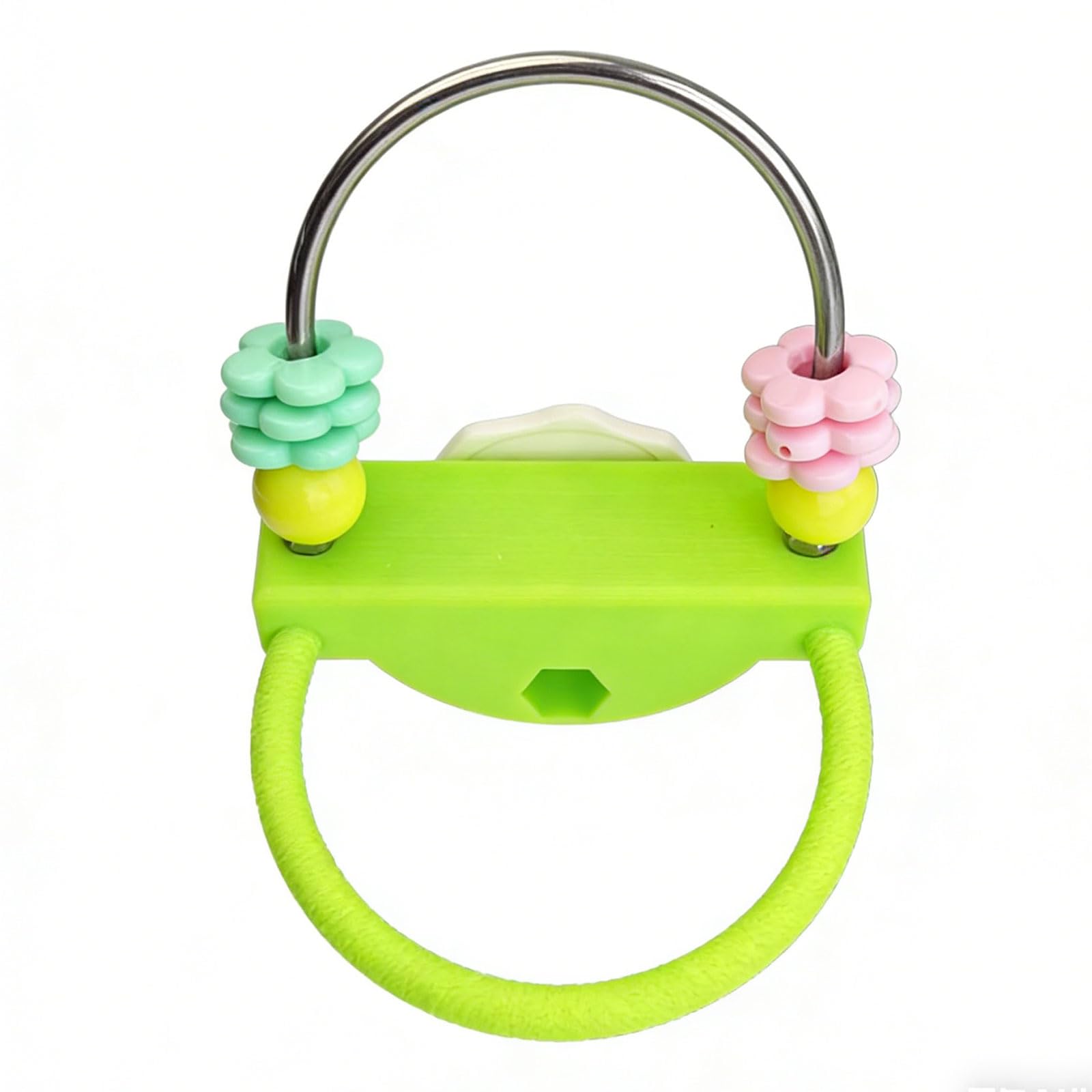 LUCKGONI Parrots Perch Stand Chew Toy With Flower Shape For Small Bird Interactive Play And Cage Exercise Entertainment Activity