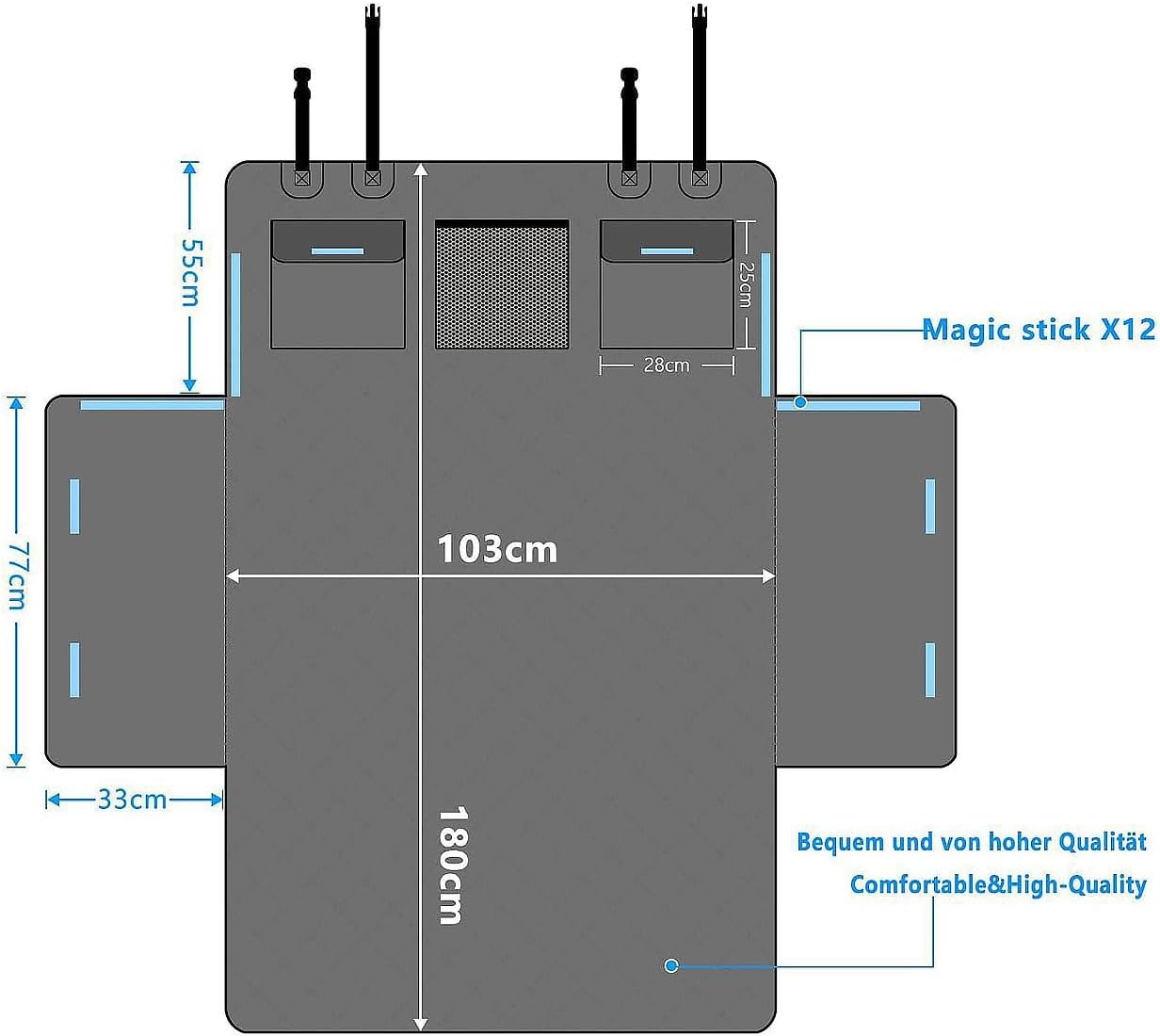 Cargo Liner for Dog for Smart #1#5#5 Concept image 2