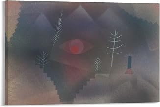 Paul Klee Glance of a Landscape 12-by-18-inch canvas art poster