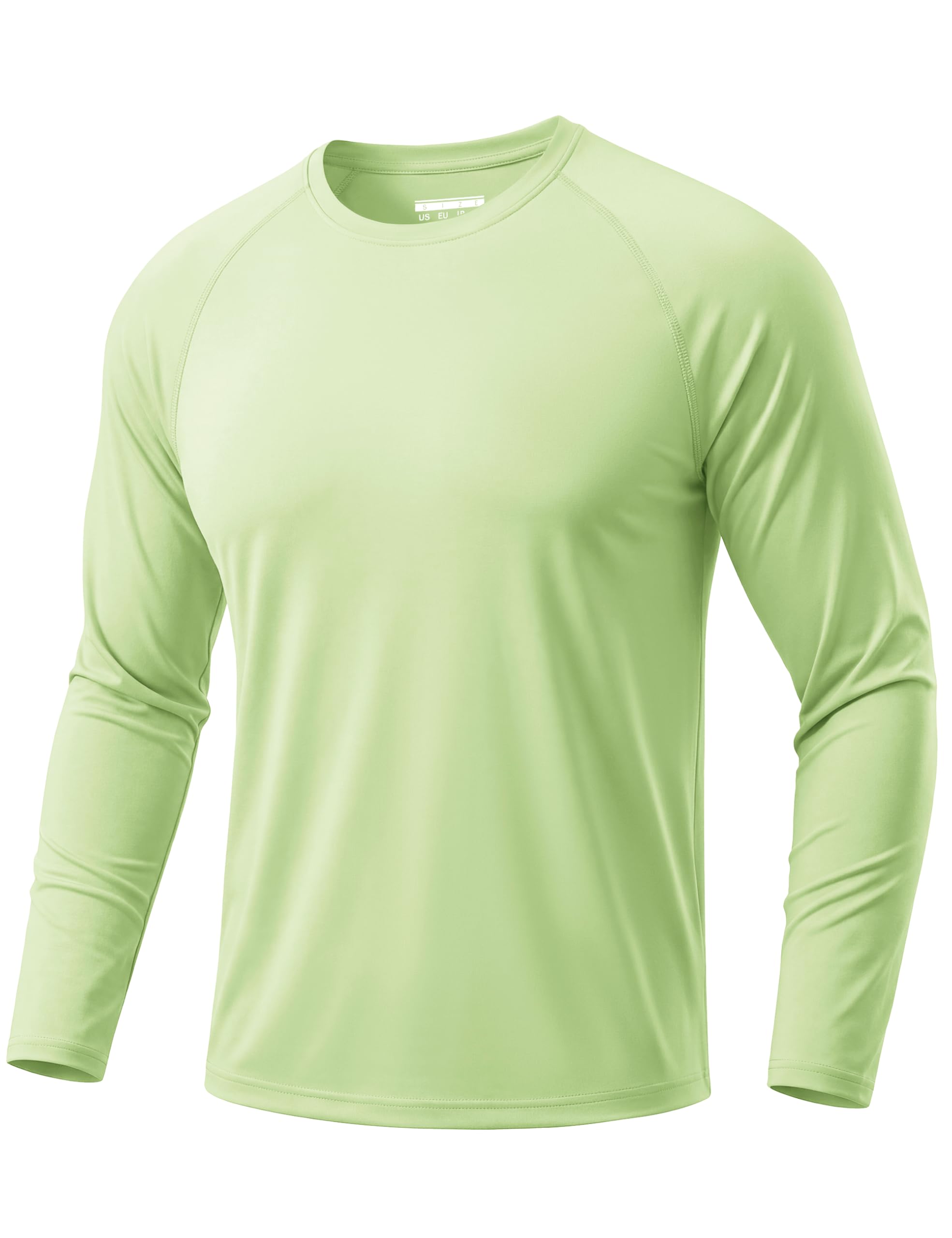 TACVASEN Herren UPF 50+ UV Sonnenschutz Langarmshirt Outdoor Langarm T-Shirt Rashguard