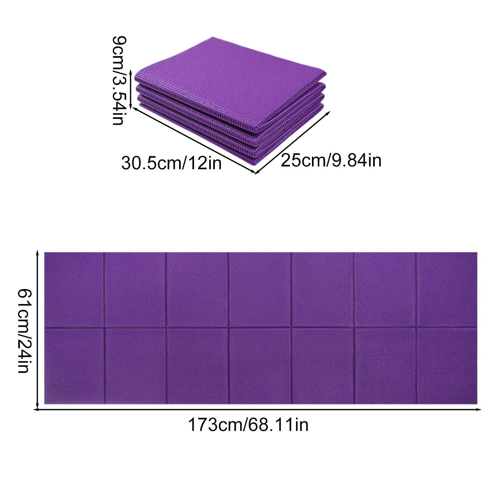 Matelas De Camping Pliable Antidérapant Haute Résilience Lavable | Tapis De Camping Portables Pour Pour Femmes Hommes Pilates Fitness Maison Gym Extérieur Randonnée Pique-Nique Plage